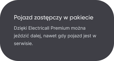 Pojazd zastępczy w pakiecie