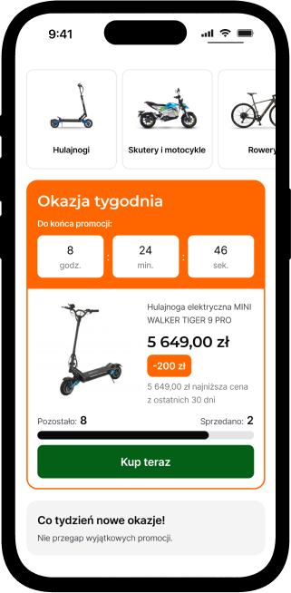 Widok promocji w aplikacji mobilnej